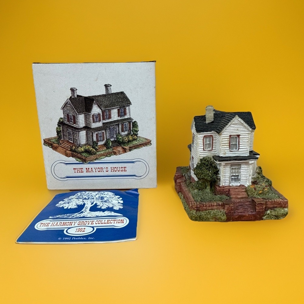 Harmony Grove Collection 1992 Mayor's House PS02 Miniature Village Peebles Inc